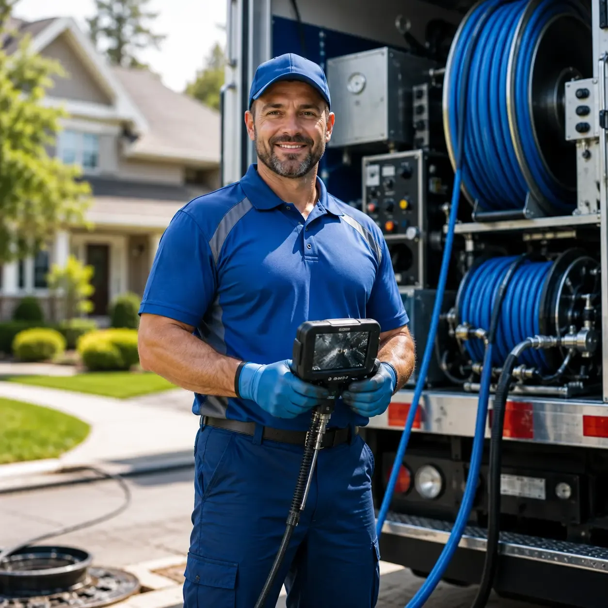 Local outdoor drain cleaning specialists in North Lima, OH